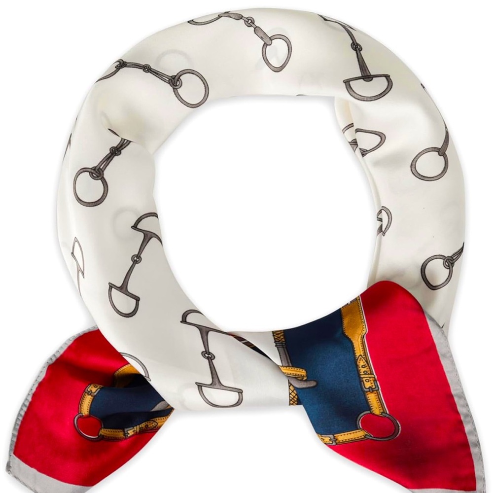 Stylish Equestrian Horsebit Scarf